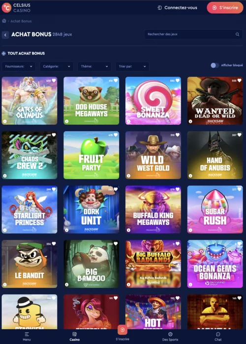 Bonuses Celsius Casino<